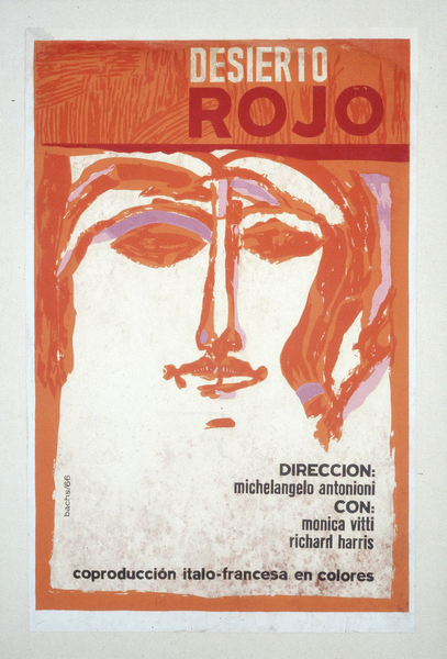 Affiche cubaine du Désert rouge