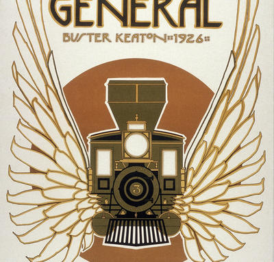 Affiche américaine du « Mécano de la General » (Clyde Bruckman, Buster Keaton, 1926)