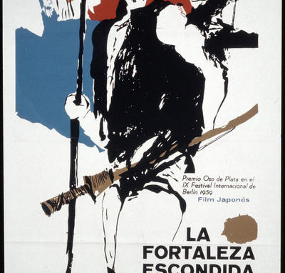 Affiche cubaine de « La Forteresse cachée » (Akira Kurosawa, 1958)