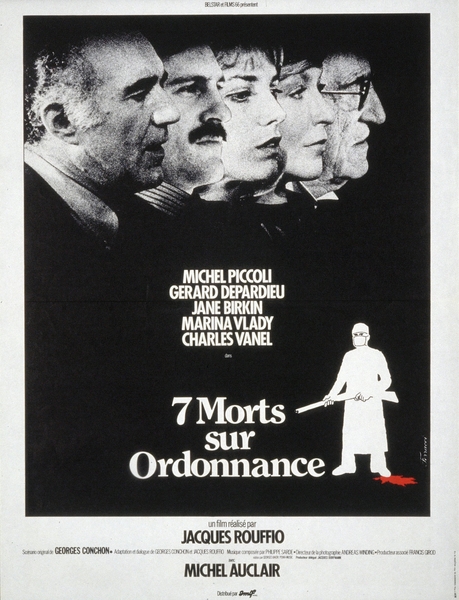 Affiche de Sept morts sur ordonnance par René Ferracci