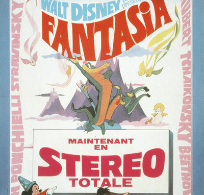 Affiche française de « Fantasia » (Walt Disney, 1940)