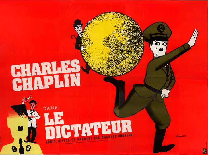 Affiche française pour Le Dictateur 