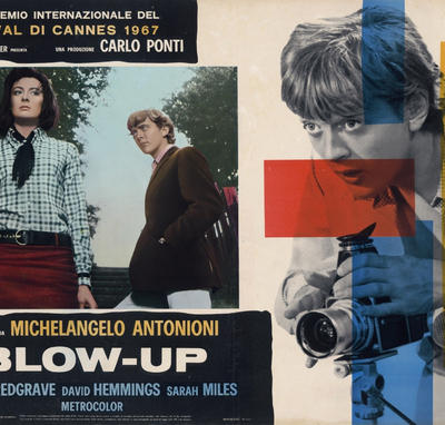 Affiche italienne de « Blow Up » (Michelangelo Antonioni, 1966)