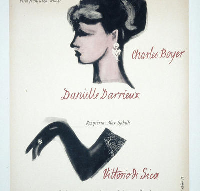 Affiche polonaise de « Madame de... » (Max Ophuls, 1953)