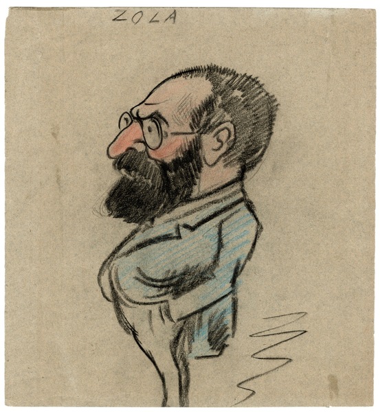 Caricature Zola 