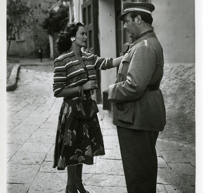 Photographie de tournage de « Children of Chance » (Luigi Zampa, 1949)