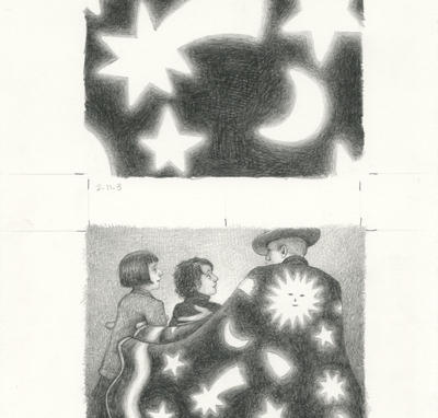 Illustrations pour le roman «  L’Invention de Hugo Cabret  » (Brian Selznick, 2007)