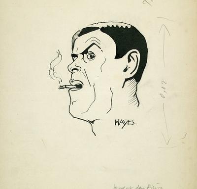  Portrait de Gaston Modot dans « Fièvre » (Louis Delluc, 1921)
