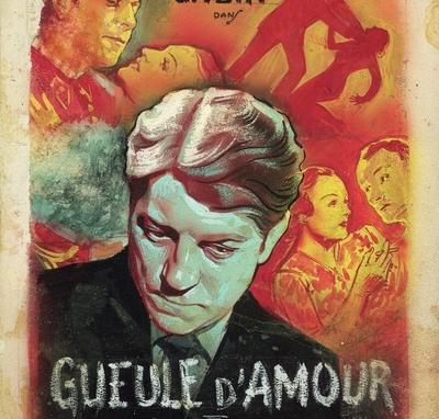 Maquette d'affiche pour « Gueule d'amour » (Jean Grémillon, 1937)