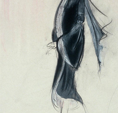 Maquette de costume pour « La Banquière » (Francis Girod, 1980)
