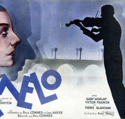Encart promotionnel pour « Mélo » (Paul Czinner, 1932)