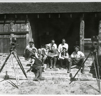 Photographie de tournage de « Malec aéronaute » (Eddie Cline, Buster Keaton, 1923)