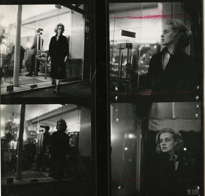 Photographies de tournage de « Ascenseur pour l'échafaud » (Louis Malle, 1957)