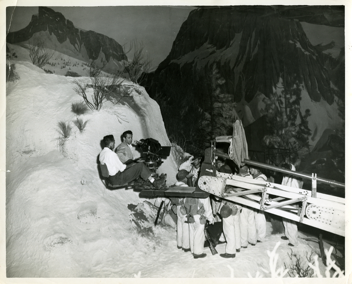 Tournage de Baïonnette au canon (Samuel Fuller, 1951)