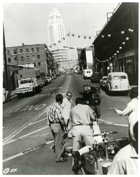 Tournage de The Crimson Kimono (Samuel Fuller, 1959)