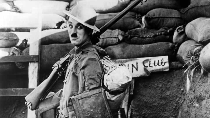 Charlot Soldat Charles Chaplin 1918 La Cinémathèque Française
