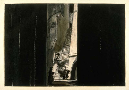 Dessin de Andr Andrejew pour Raskolnikoff