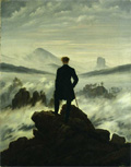 Wanderer ber dem Nebelmeer de Caspar David Friedrich