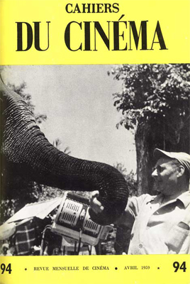 Couverture des Cahiers du cinma