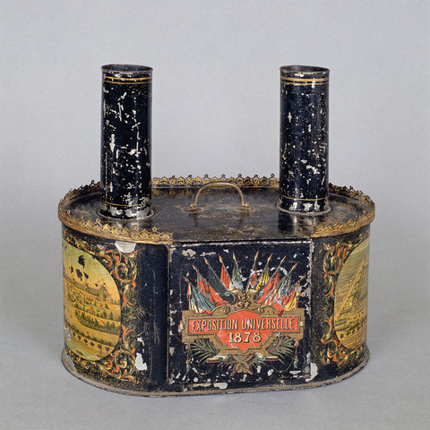 Lanterne Magique Ancienne Radiguet Et Massiot - 2 Cheminées - Réflectoscope - Rare