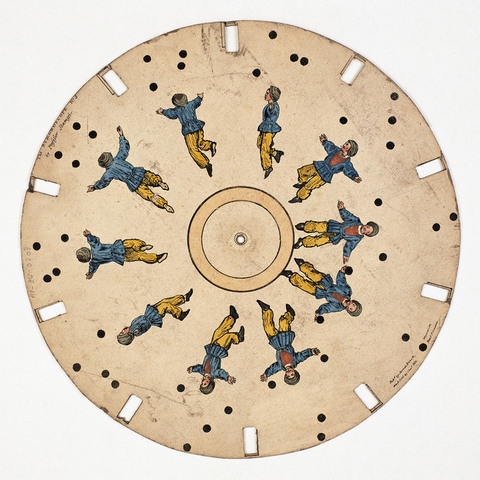 Phénakistiscope Authentique Alph. Giroux 1833 – Disque Optique Le Funambule – Occasion Rare