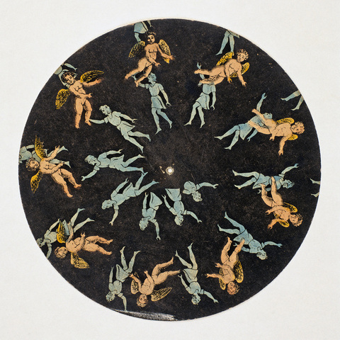 Phénakistiscope Authentique - Disque Optique Alph. Giroux 1833 - Guitariste