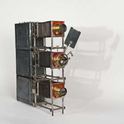 Triple lanterne de projection (AP-14-2883) - Collection ...