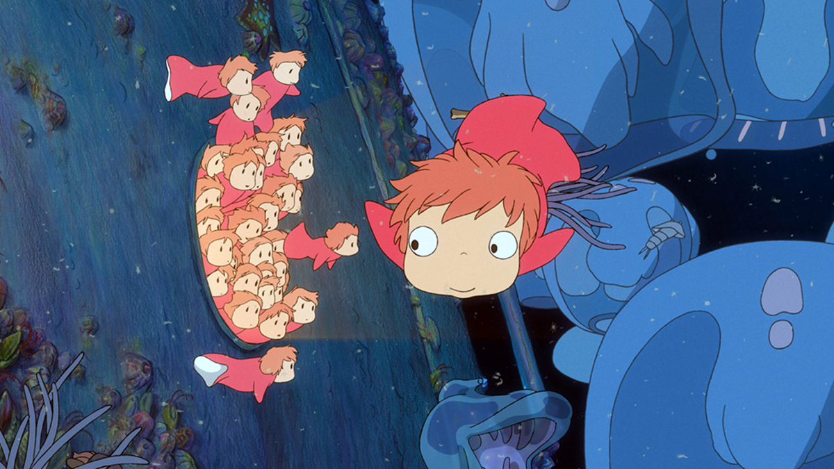 Ponyo sur la falaise