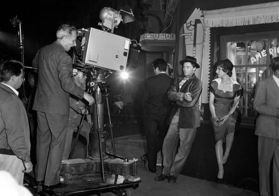 Sur le tournage de Montparnasse 19 (Jacques Becker)