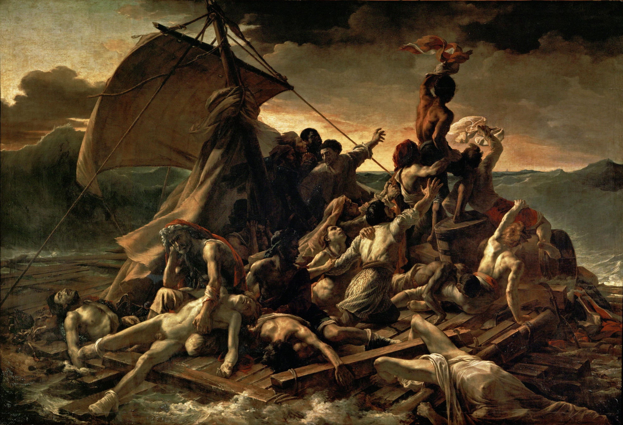 Théodore Gericault : Le Radeau de la Méduse (Musée du Louvre)