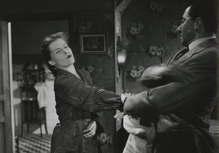 Véra Clouzot et Paul Meurisse dans Les Diaboliques