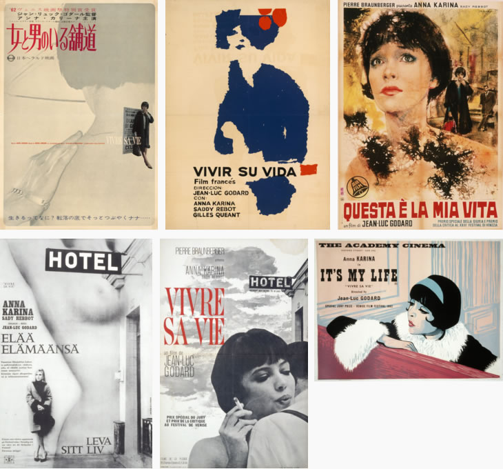 Vivre sa vie - Affiches