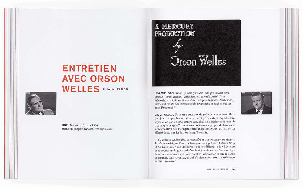 CATALOGUE ORSON WELLES_Double pages 168 - 169