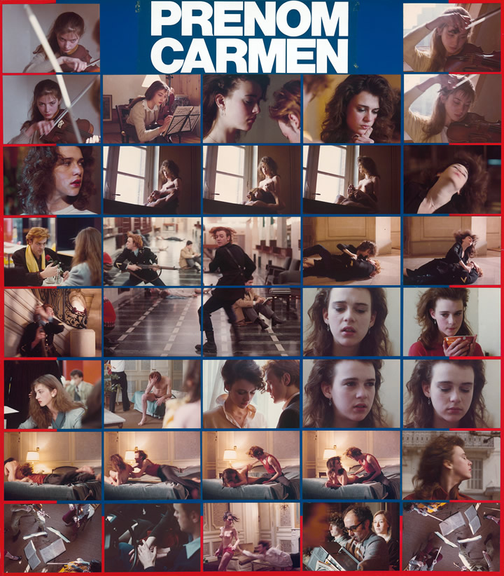 Prénom Carmen, affiche suisse du film